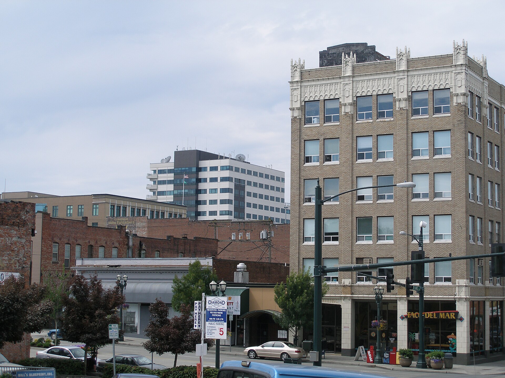 Downtown Everett, Washington.