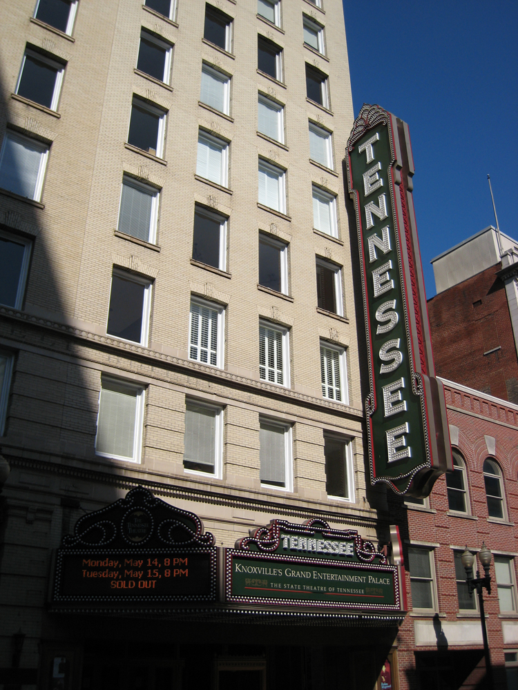 Tennessee Theatre, downtown Knoxville.